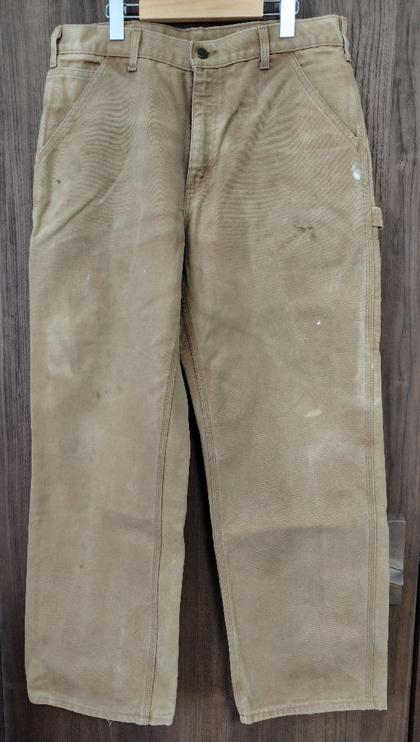 USA製 Carhartt ダックペインターパンツ W34 L30 カーハート メキシコ製 carharttカーハート ダック地 ペインターパンツ ペンキ飛び