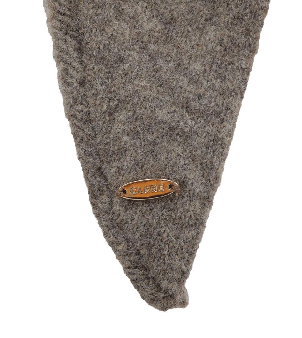 CLANE YAK KNIT TRIANGULAR STOLE ストール - メルカリ