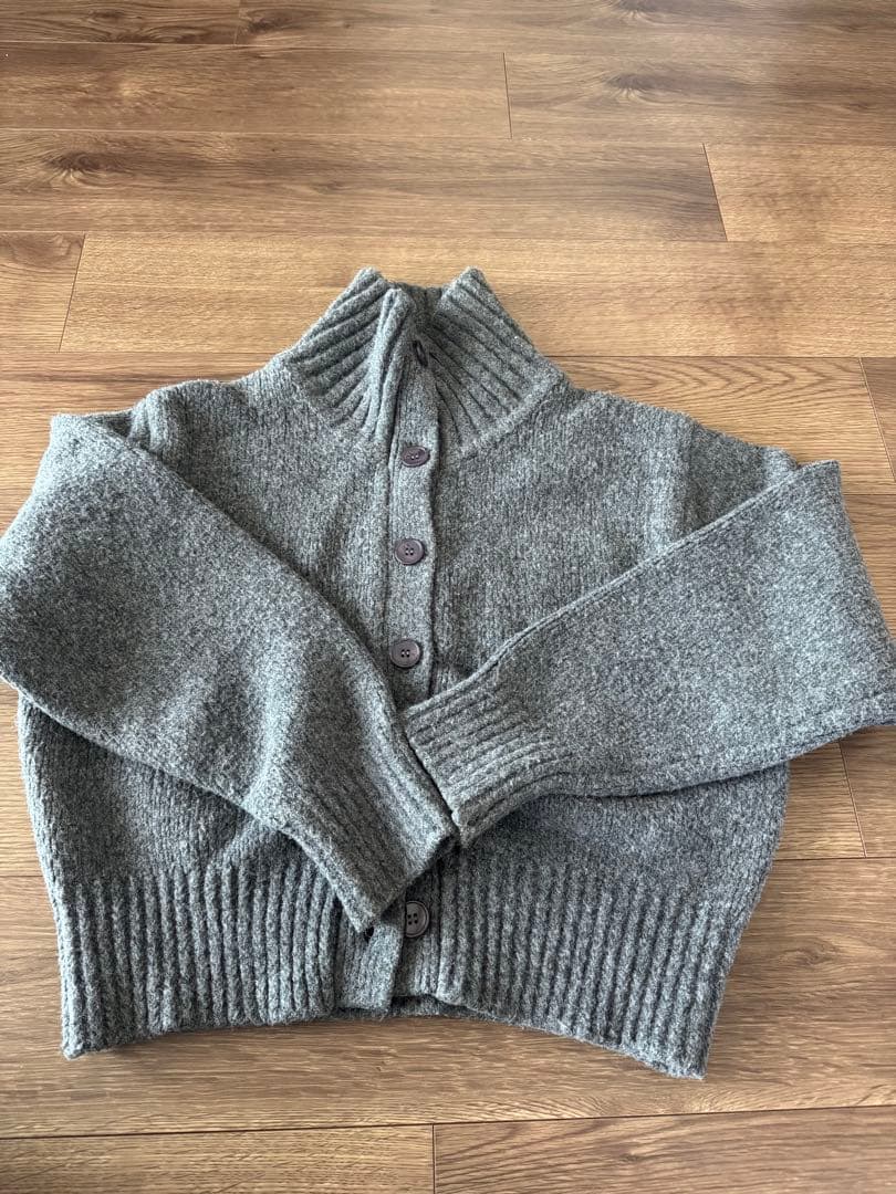 MIESROHE サステナハイネックウールカーディガン金子綾 - メルカリ