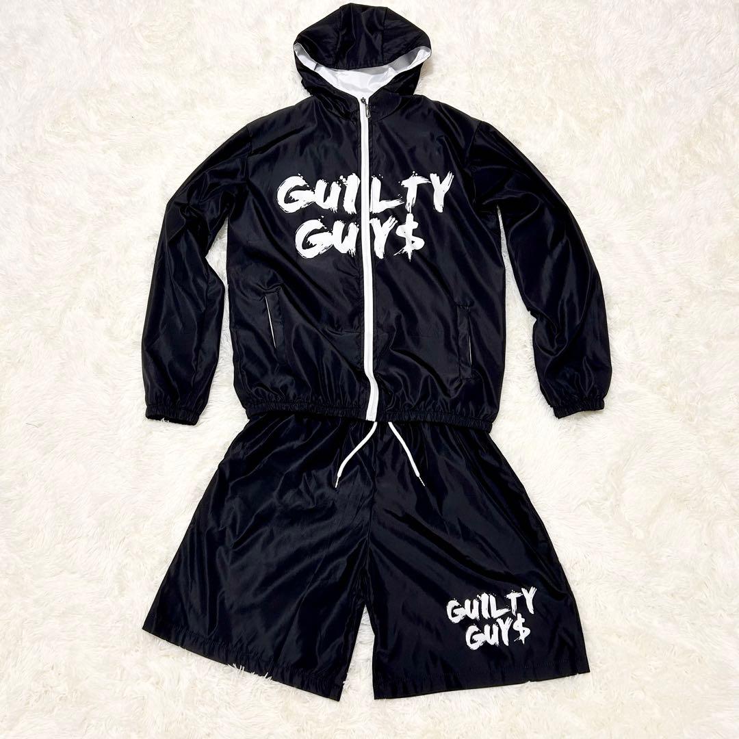 極美品】GUILTY GUYS ギルティガイズ セットアップ L ナイロン - メルカリ