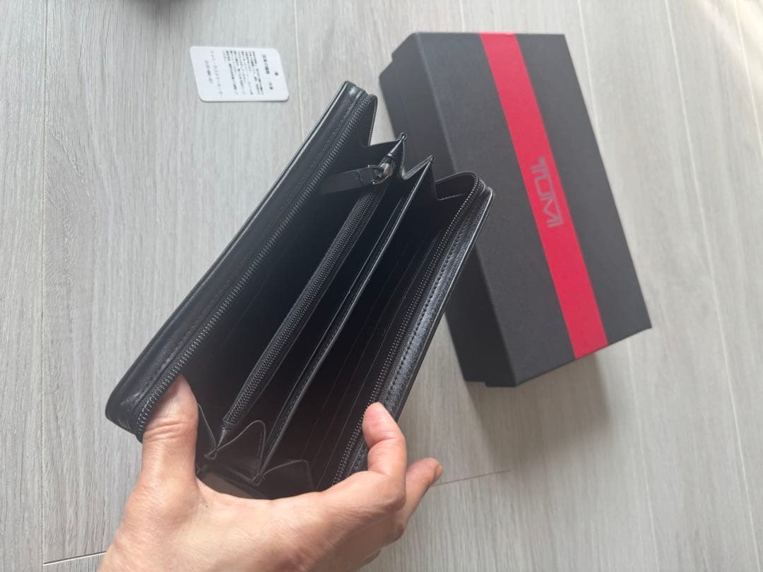 kyoro6890 様専用 TUMI レザー 長財布 ブラック