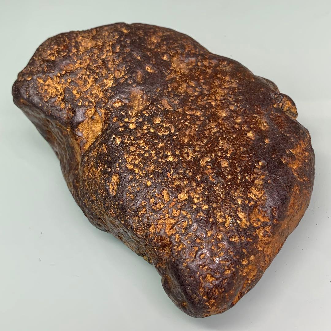 大型 宇宙エネルギーパワー 不思議の石鉄隕石 アンティーク 時代物 約1051g