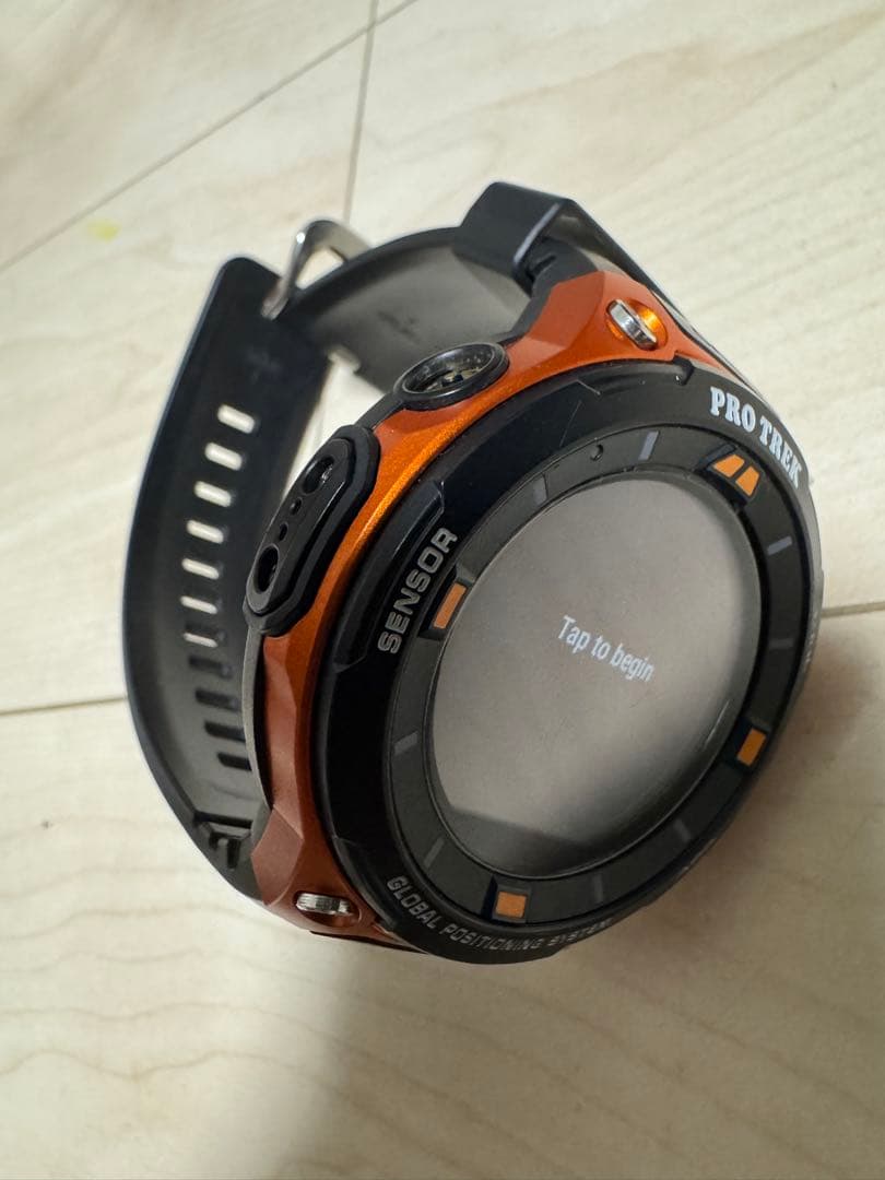 中古 CASIO PRO-TREK smart WSD-F20/WSD-F20S Casio Protrek Smart WSD-F20 Mens Watch Digital Orange From Japan