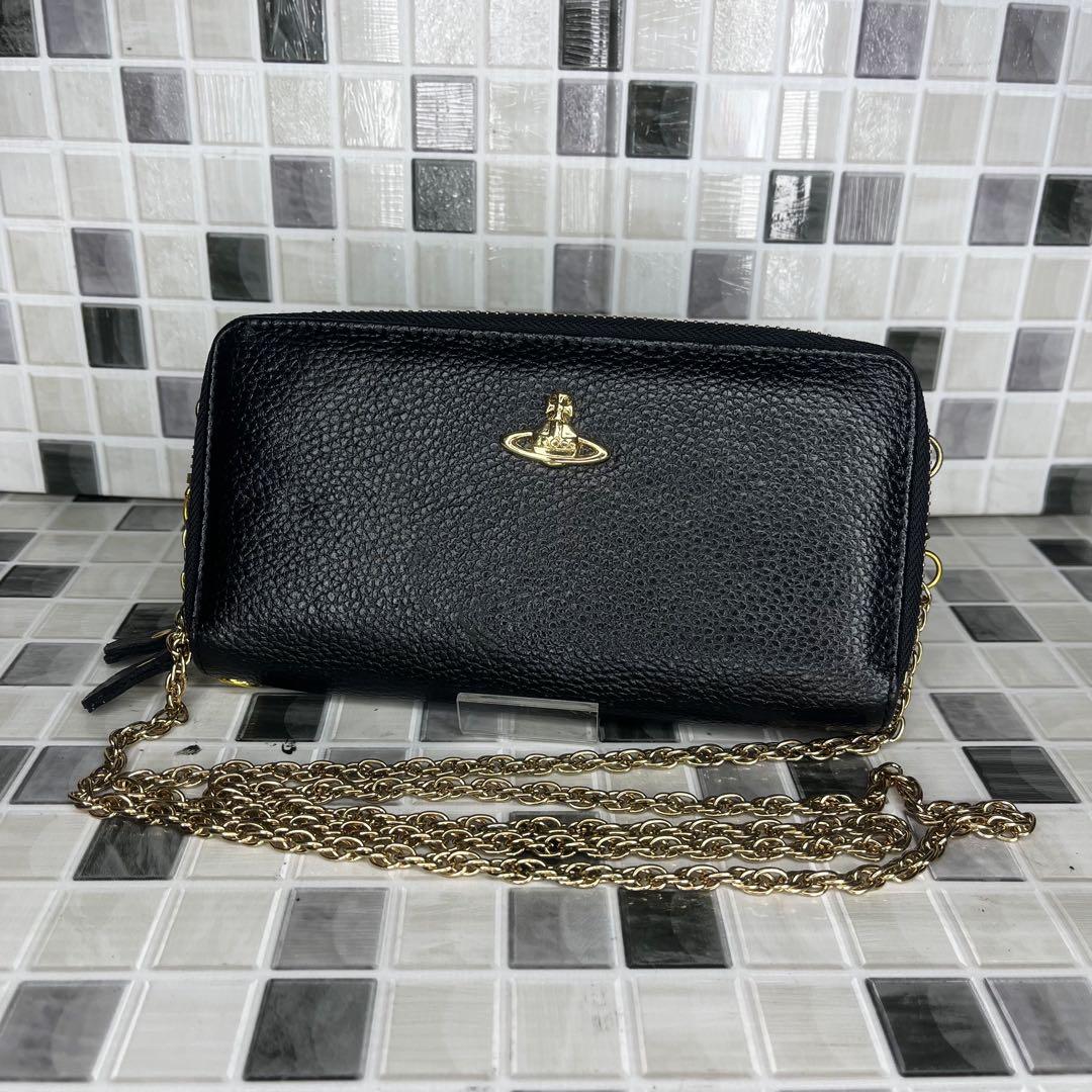 Vivienne Westwood ヴィヴィアン チェーンウォレット 財布 最短翌日着 Vivienne Westwood チェーンウォレット 長財布 (Vivienne