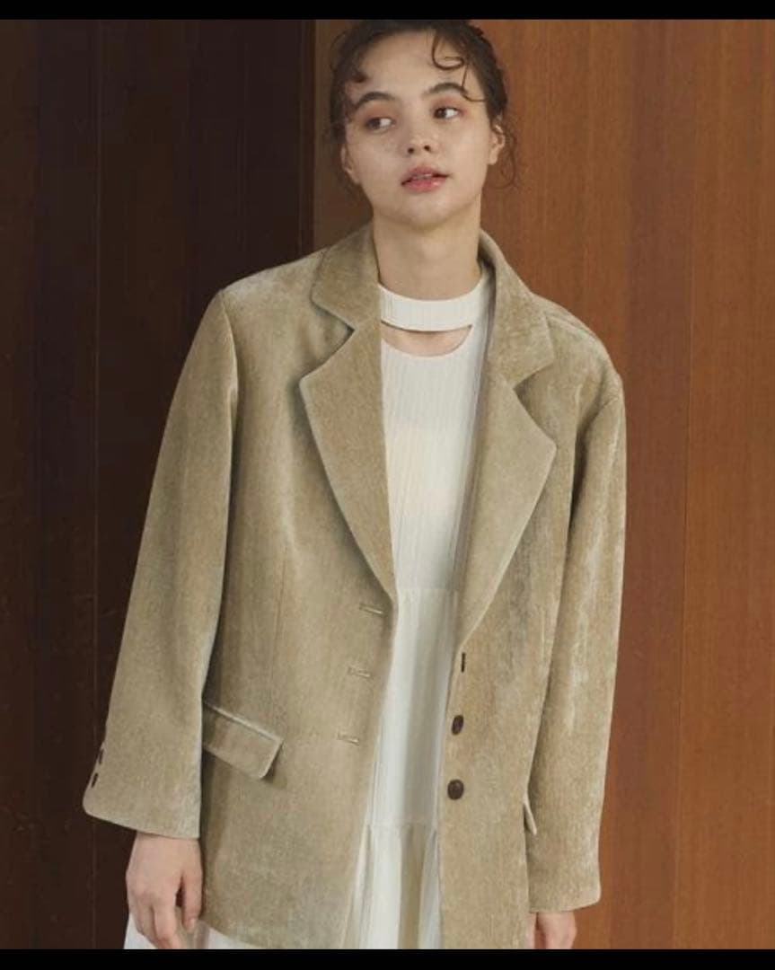 OLUN Loose basic mall jacket ベージュ Amazon.com: Alloaone Women Loose Warm Fashion Lamb Wool Jacket