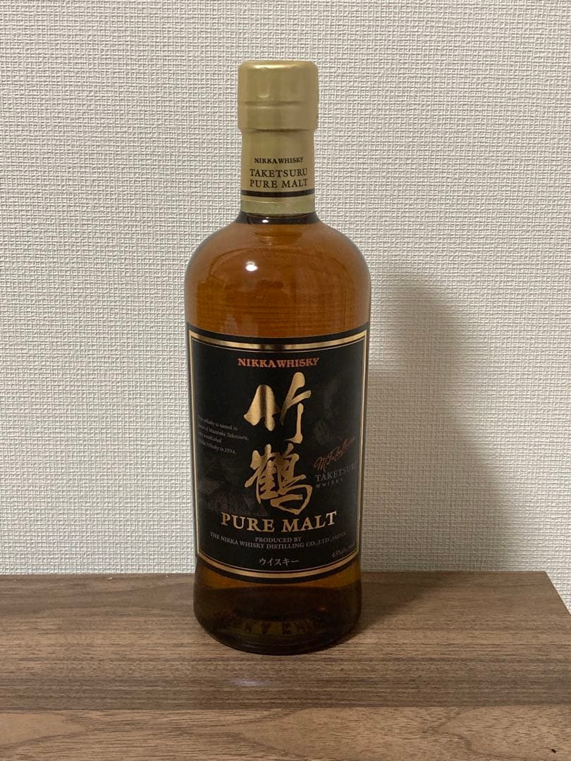 ニッカ竹鶴ピュアモルト　黒ラベル ニッカウヰスキー（NIKKA WHISKY） ウイスキー ニッカ 竹鶴 ピュア