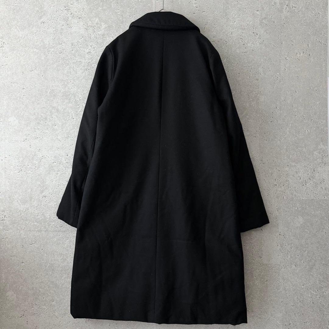 Theory luxe メルトンウール ダウン チェスターコート 38 ブラック