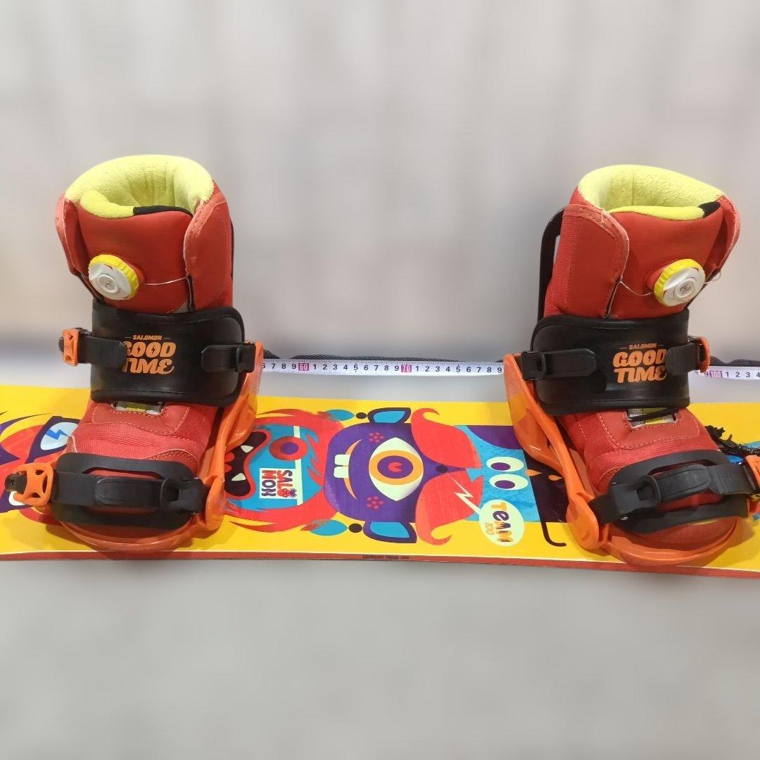 メンテ済■SALOMON-100cm■ブーツ19.5〜20.5cm■ジュニア子供