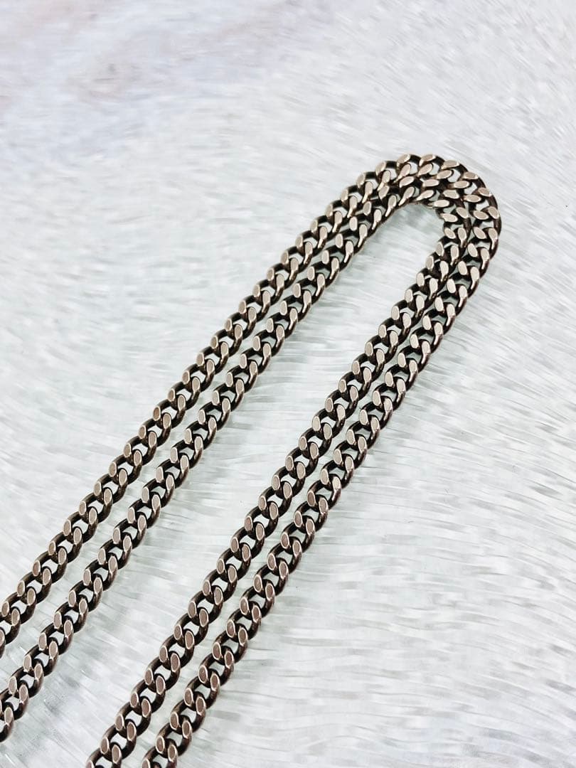 超美品】GUCCI 喜平チェーン ネックレス クロームメッキ加工 SV925