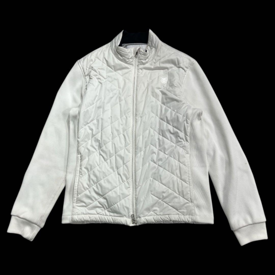 St ANDREWS セントアンドリュース ラバーロゴ 中綿入 ゴルフジャケット