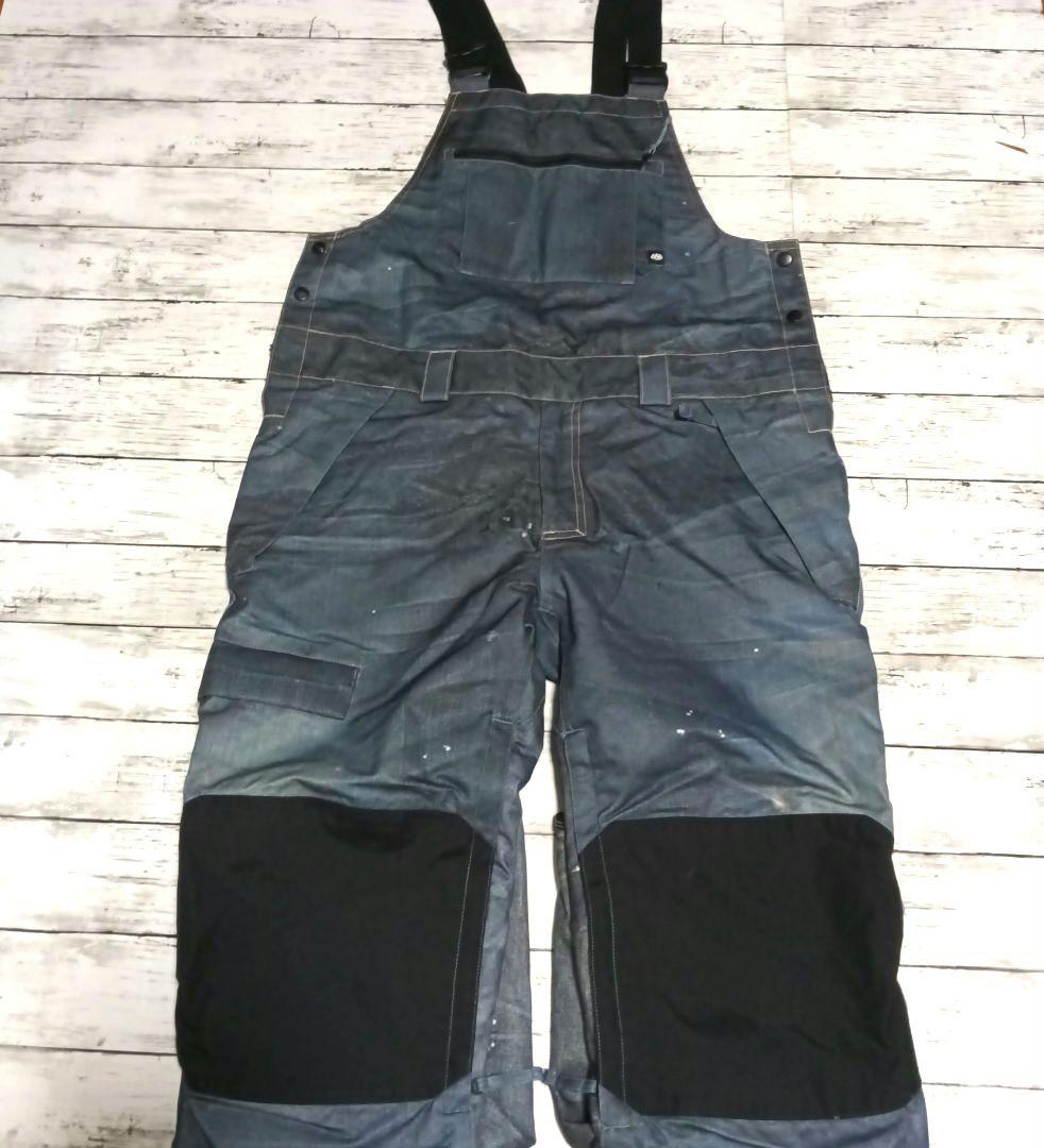 【686】 ビブパンツ サロペット デニム風 ダメージ加工 Lサイズ 楽天市場】686 ビブパンツの通販