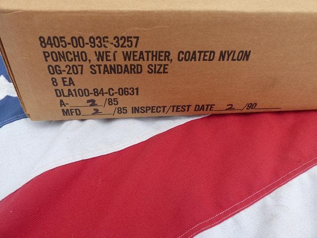 レア！ 1984” 米軍実物 OD ポンチョ リップストップ 43 - メルカリ