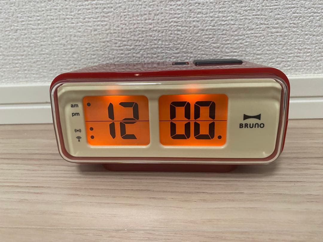 BRUNO LCDレトロアラームクロックS BCR003 レッド BRUNO ブルーノ LCDレトロアラームクロック S レッド BCR003-RD の通販