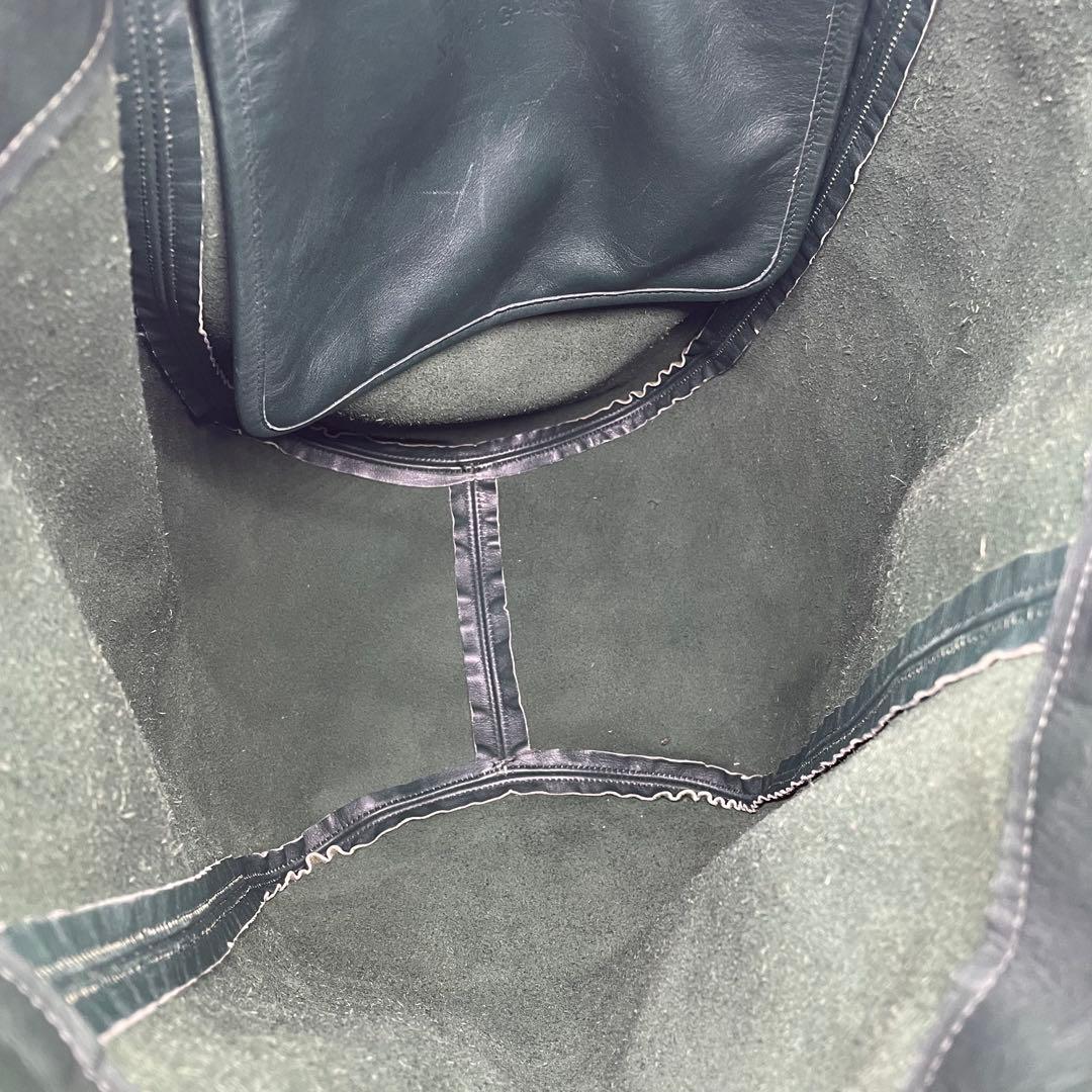 オールドコーチ レザー トートバッグ 4082 希少グリーン USA製 - メルカリ