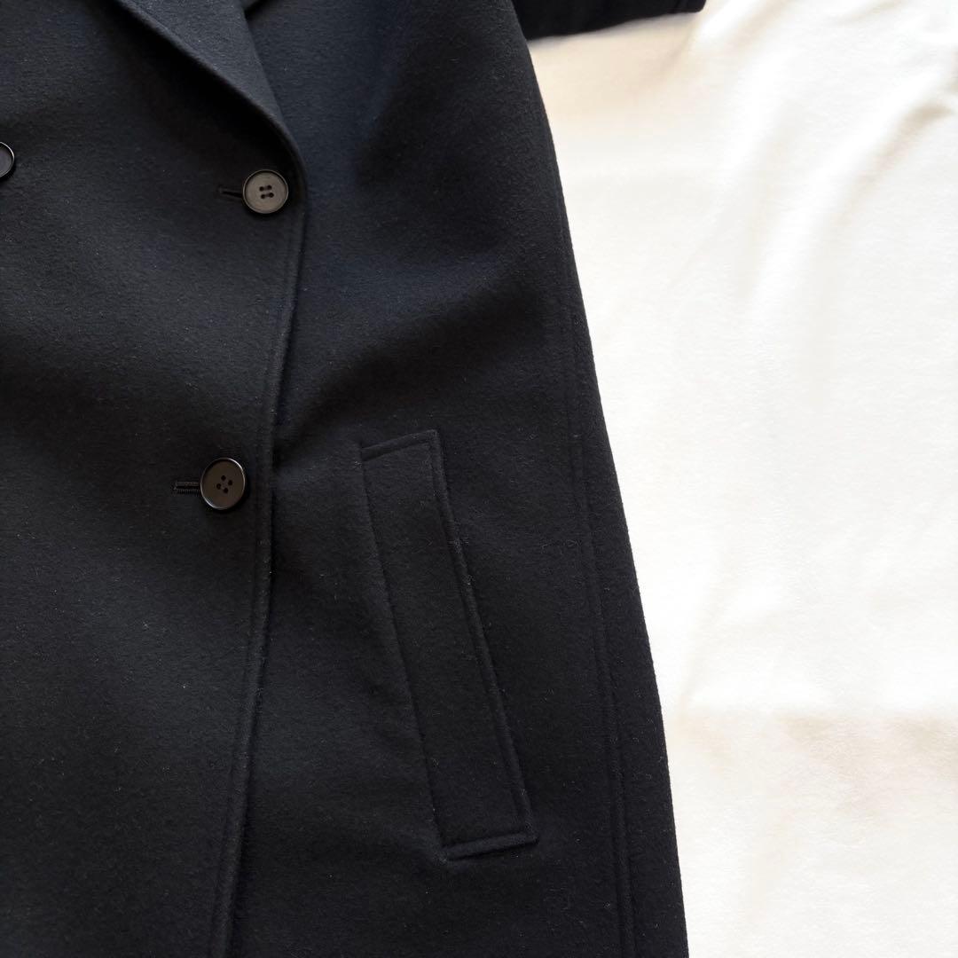 極美品☆セオリーリュクス ダブルブレスト ロングコート チェスター