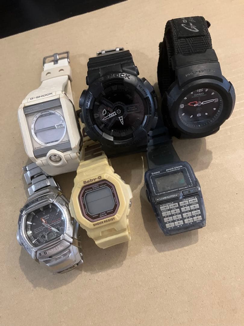 D*a様 G-SHOCKとCASIOのデジタル腕時計セット G-SHOCK Gショック Time distortion シリーズ WEB限定カラー カシオ
