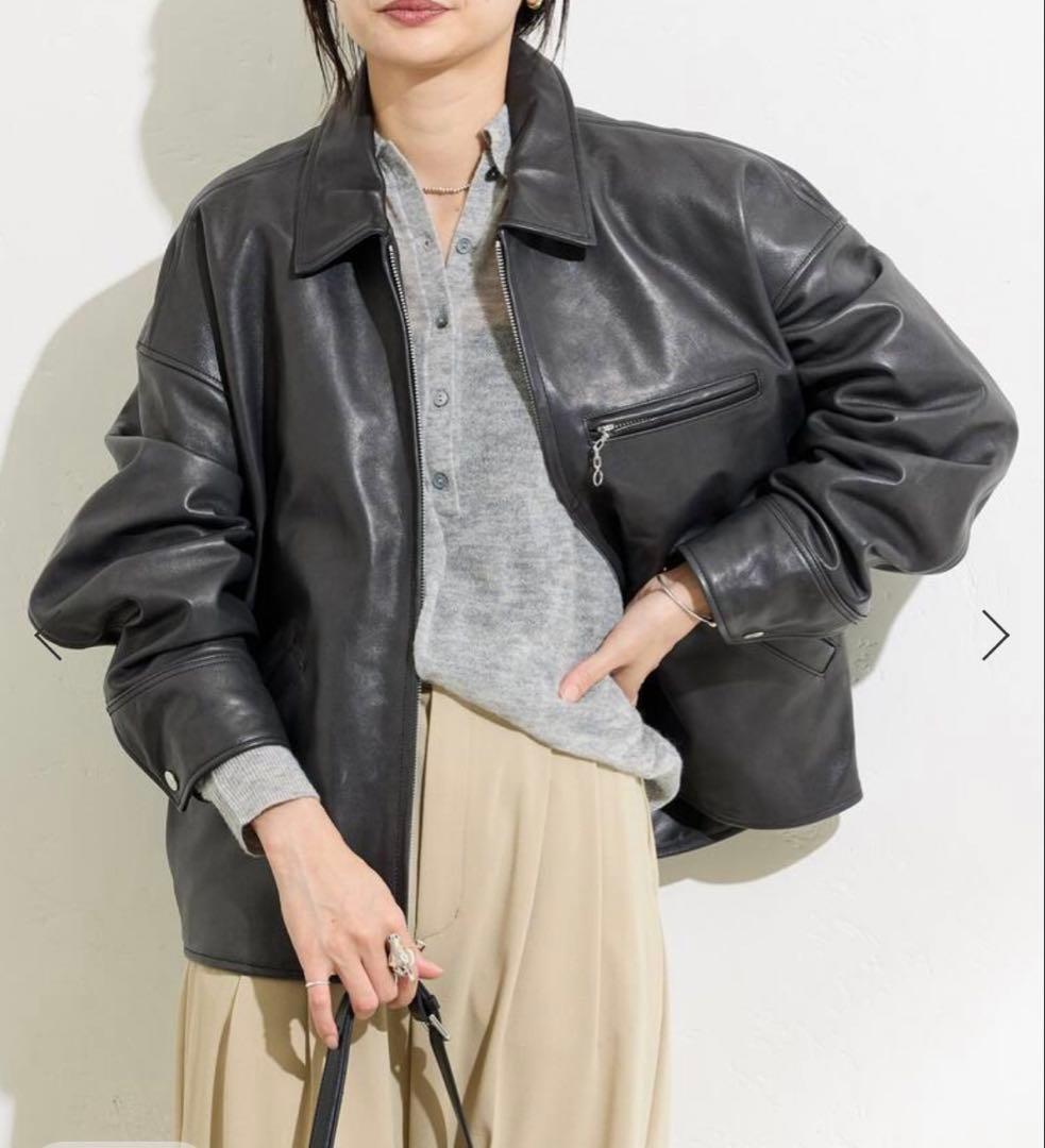 Schott ジャーナル別注LEATHER TRACKER JACKET 別注【Schott/ショット】LEATHER TRACKER JACKET SMU（レザー