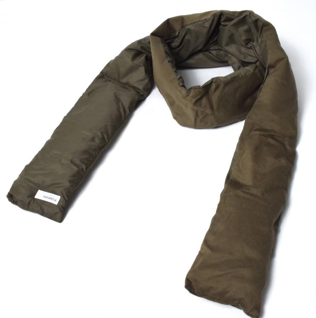 未使用 ナナミカ ダウンマフラー カーキ SUKF250 男女兼用 nanamica - Down Muffler (SUKF250) 正規取扱品 - Sheth Online Store