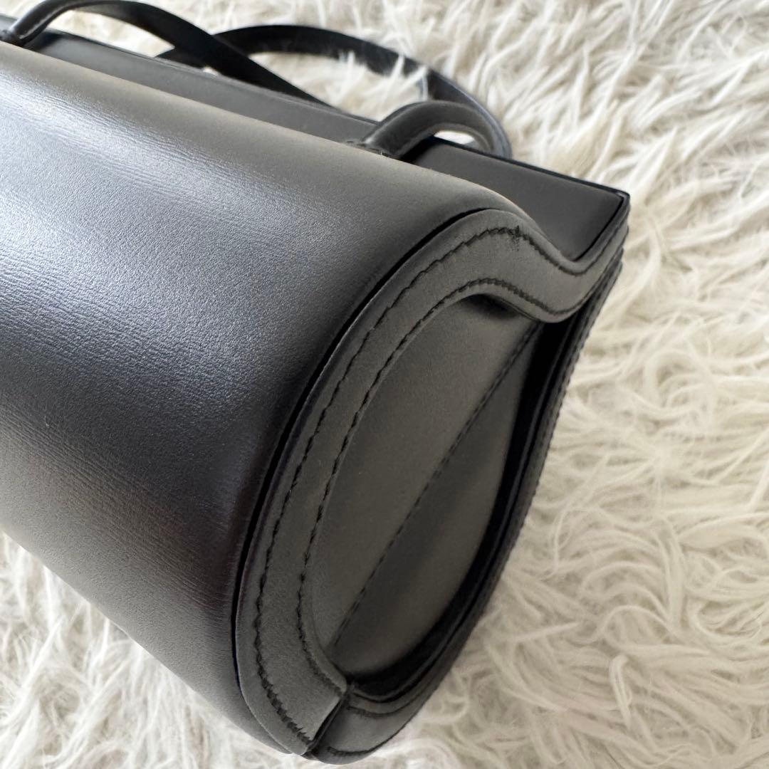 ロエベ】フォーマル ハンドバッグ 黒 シープスキン 冠婚葬祭 保存袋