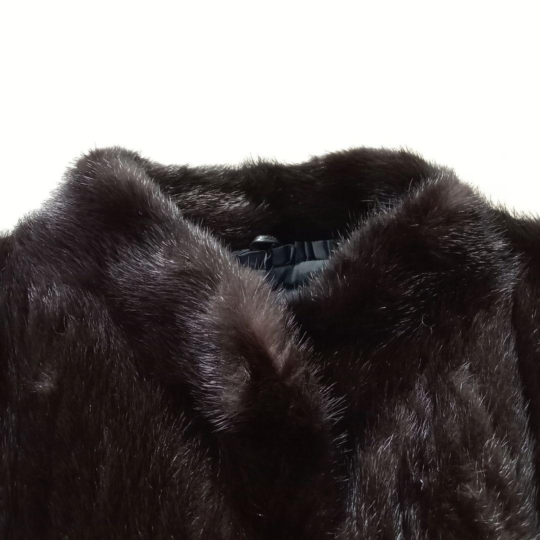 専用 サガミンク XL サイズ 毛皮 コート 銀タグ ブラック リアル ファ