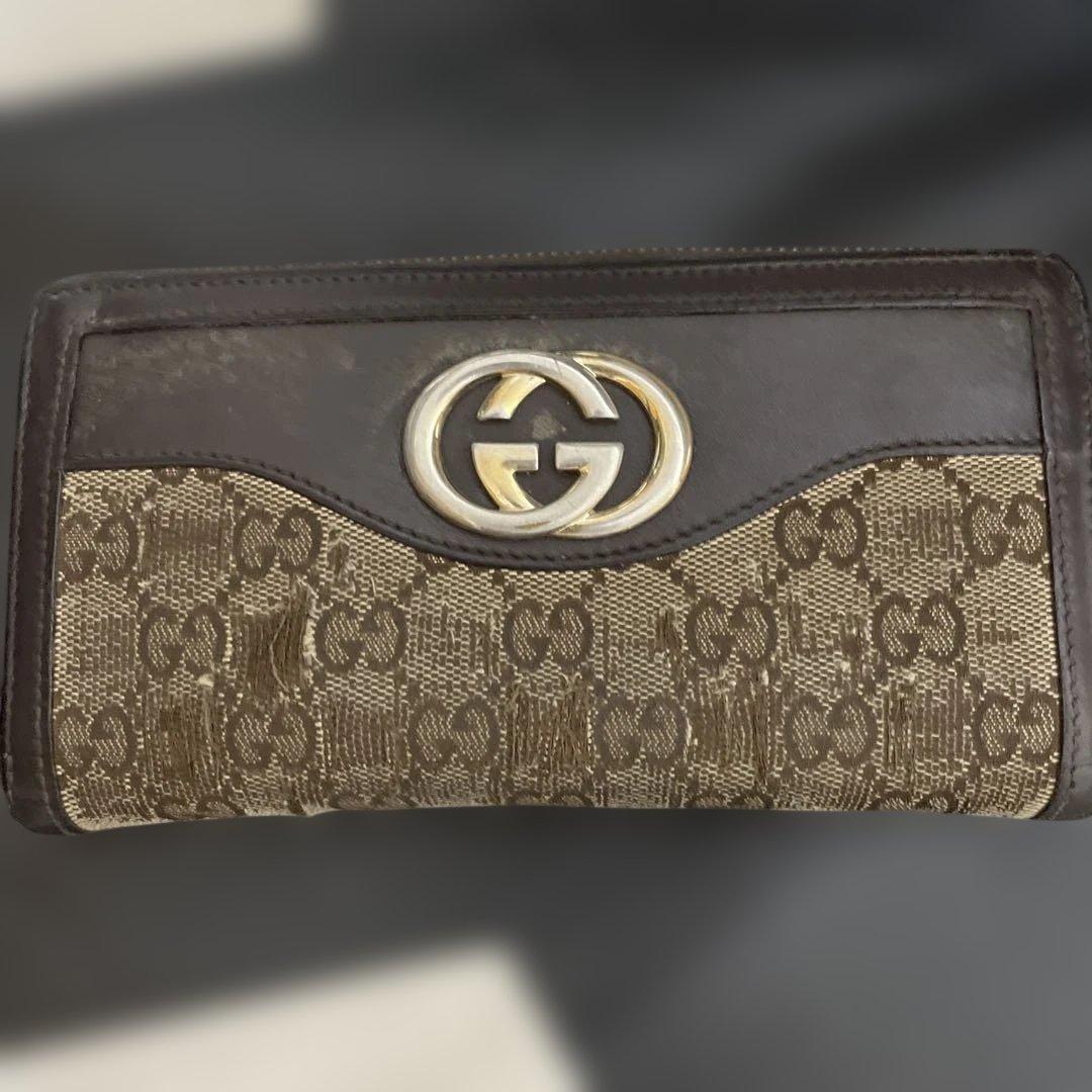 T*M様 GUCCI GGパターン 長財布 - メルカリ