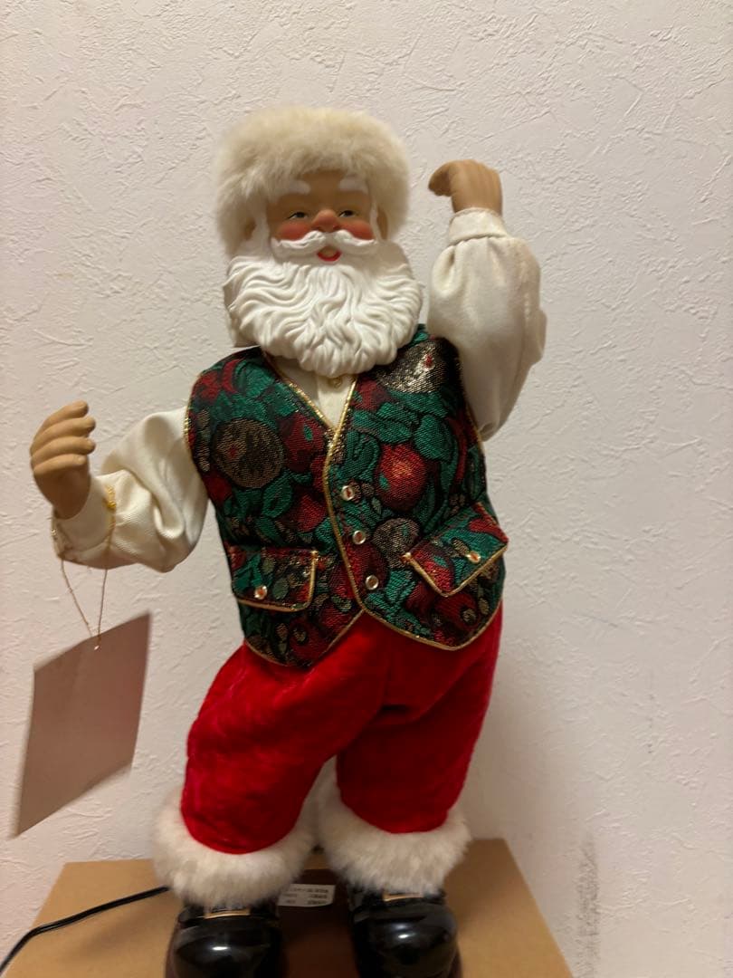 サンタクロース人形2体セット ロッキンアラウンド ジングルベルロック