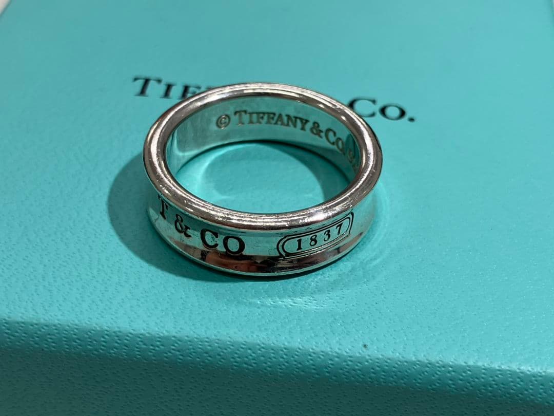 ティファニー ナローリング】約18号 大きめサイズ
