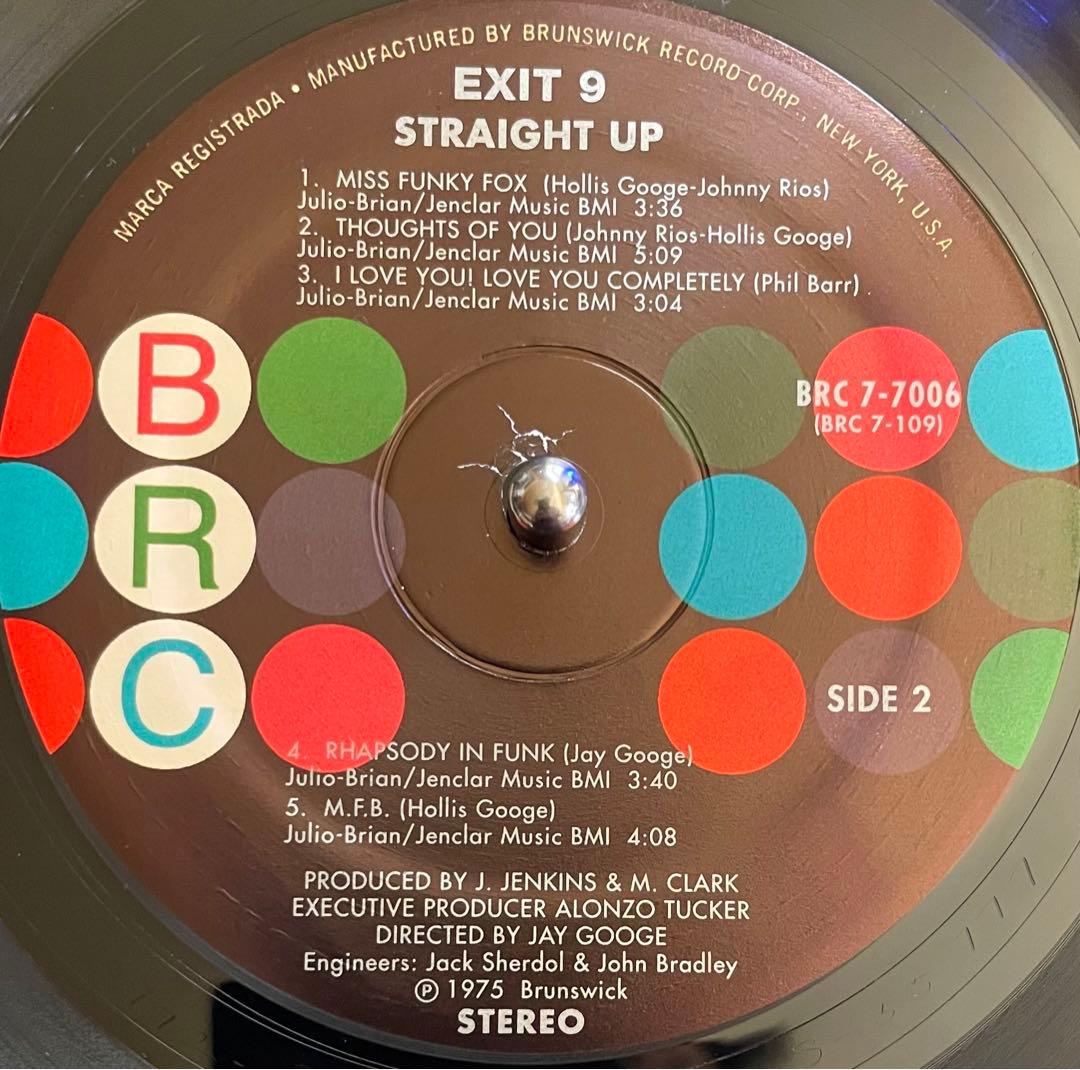 LP】EXIT 9 / STRAIGHT UP ファンク・レアグルーヴ名盤 - メルカリ