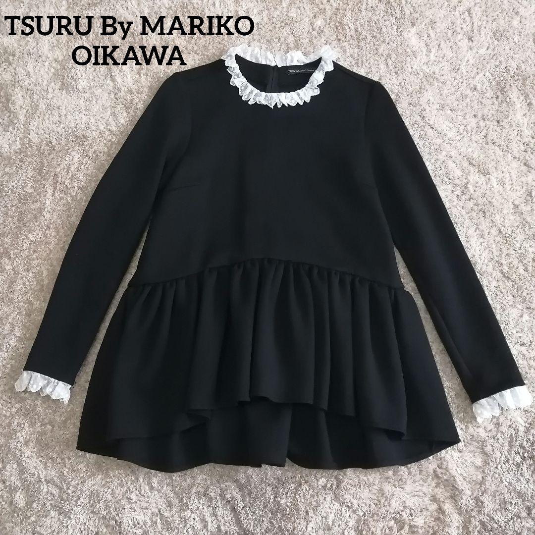 ツルバイマリコオイカワ レースペプラムカットソー Eloise エロイーズ