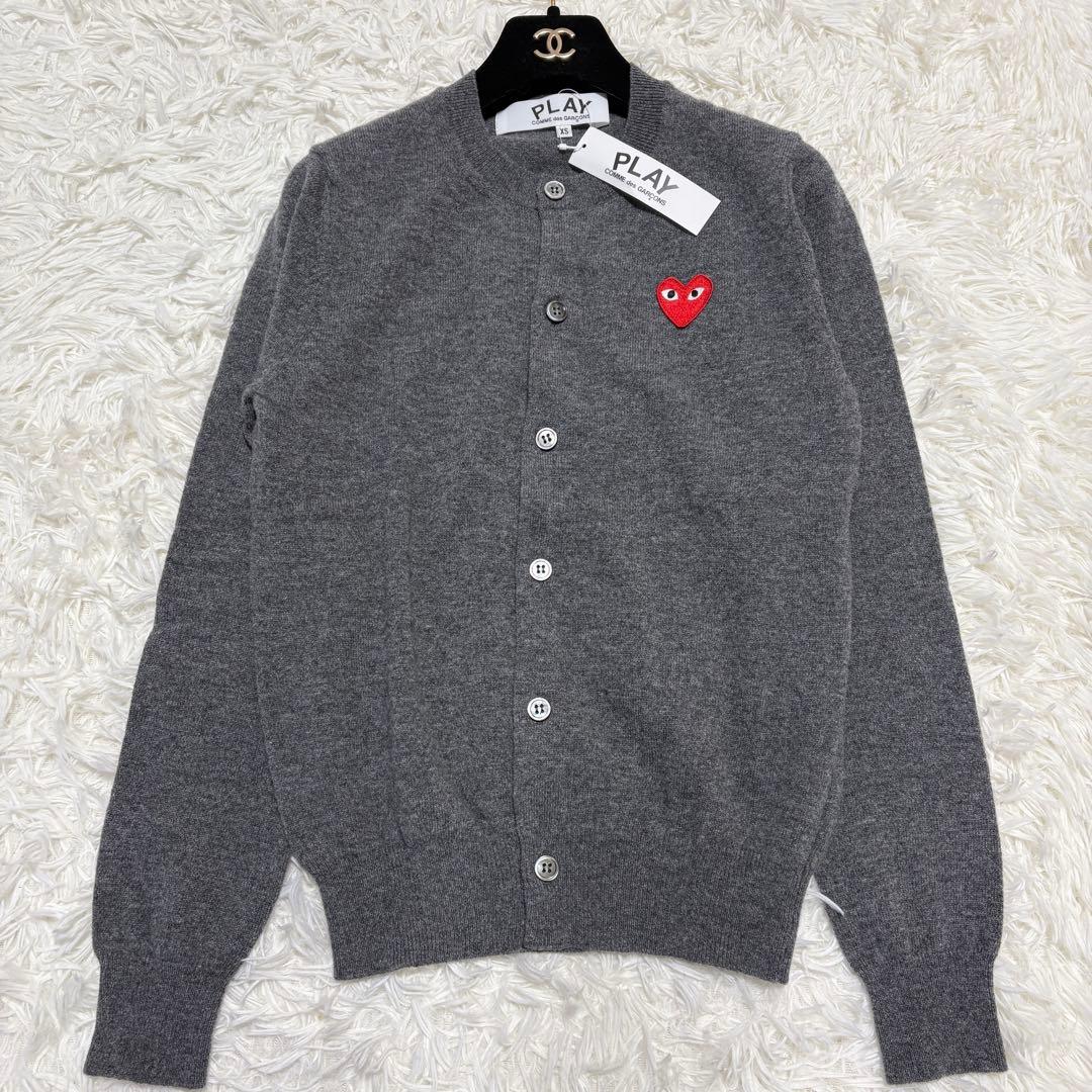 【新品未使用】コムデギャルソン AD2024/5 ラウンドネックカーディガン Comme Des Garçons Play ラウンドネック カーディガン 通販 - FARFETCH