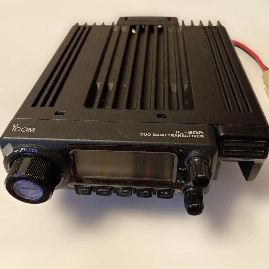 アイコムDUO BAND TRANSCEIVER IC-208 ケーブル付きの通販はau PAY