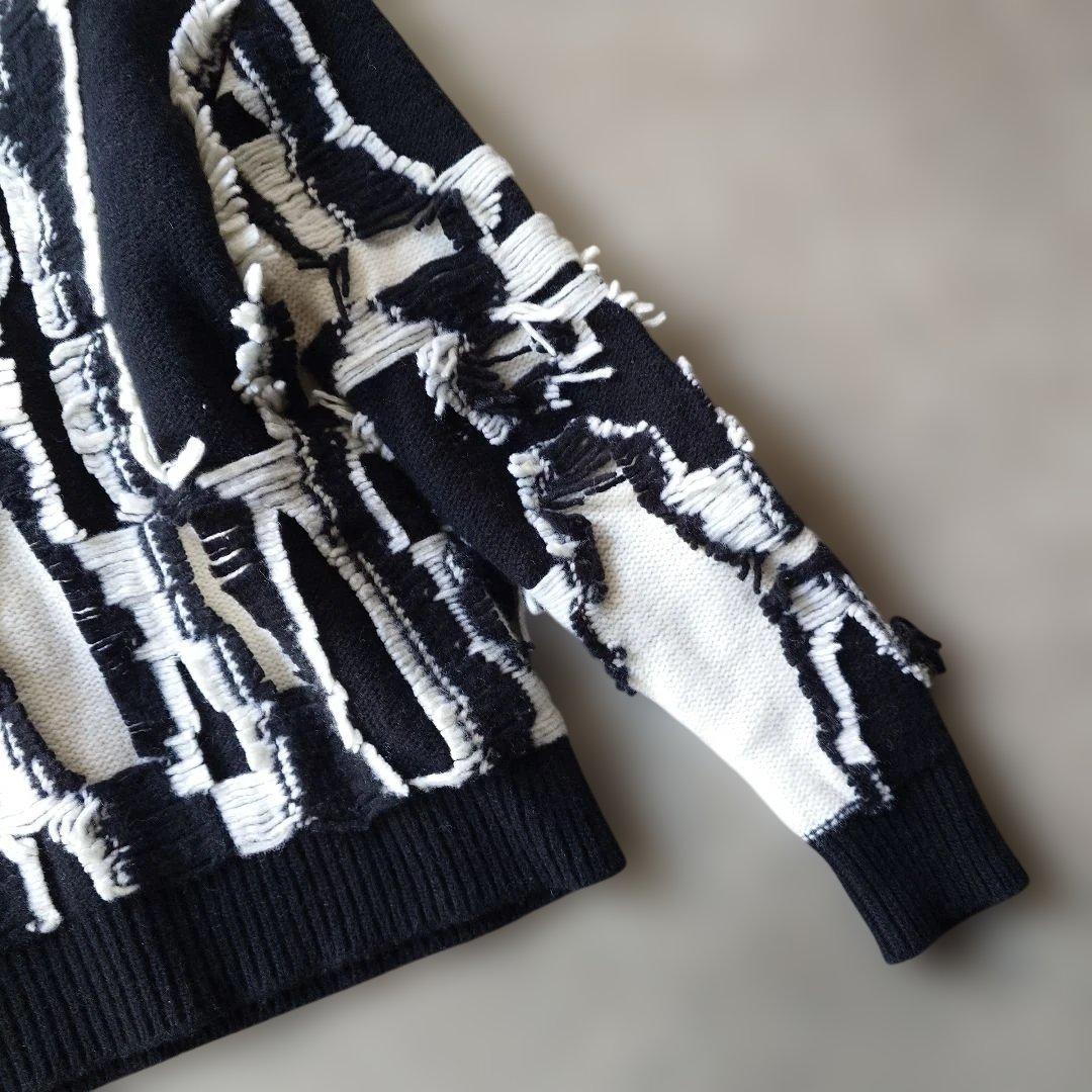 ステラマッカートニー ウール デザインニット フリンジニット