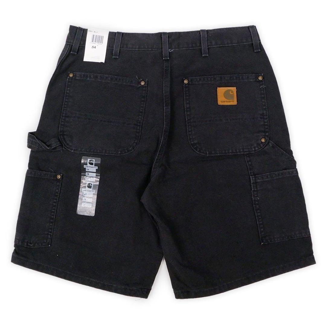Carhartt ダブルニー ショーツ BLACK デッドストック USA製 - メルカリ