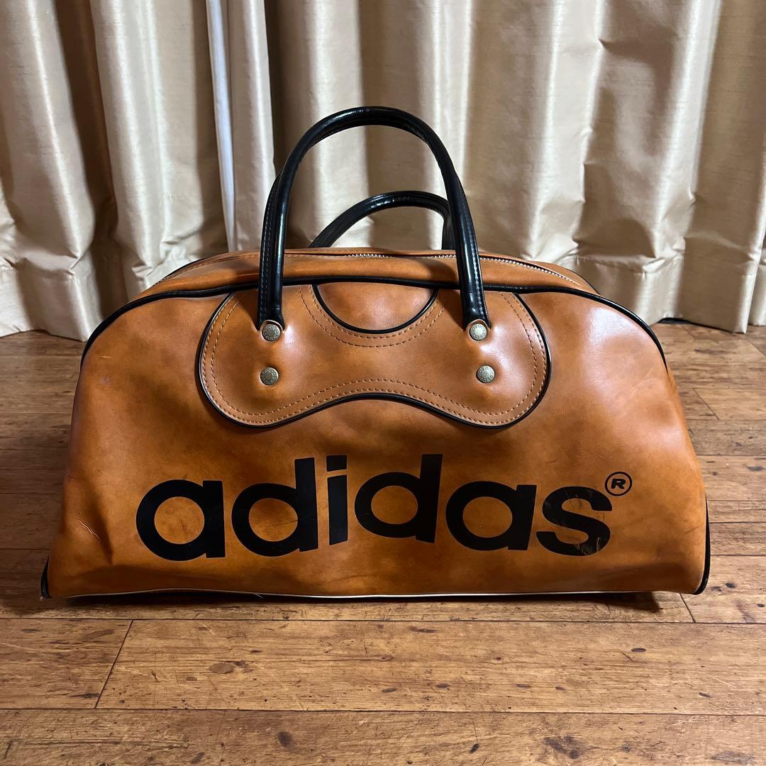 adidas 70年代 ヴィンテージ ボストンバック - メルカリ