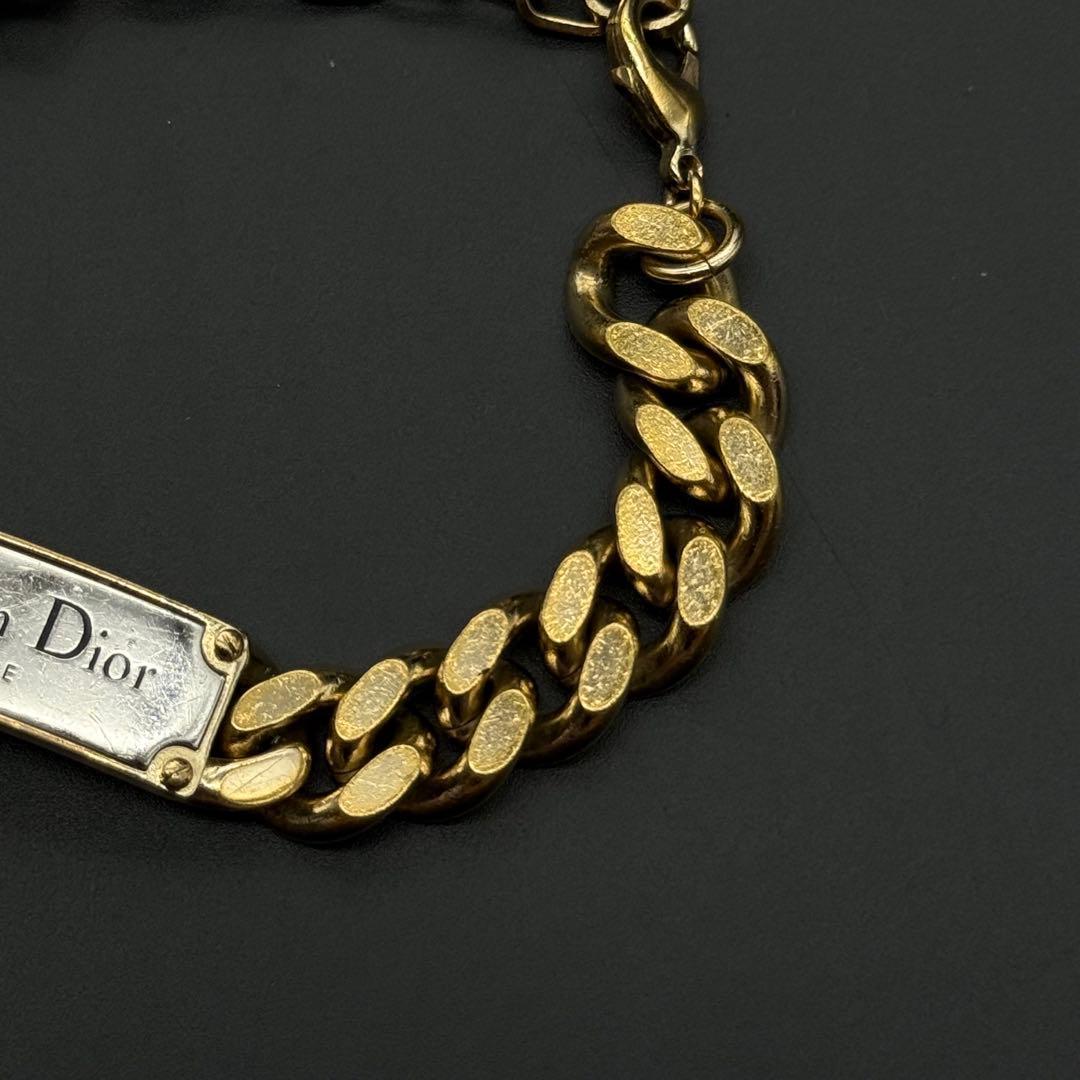 美品✨ディオール couture 喜平 チェーン ブレスレット ゴールド