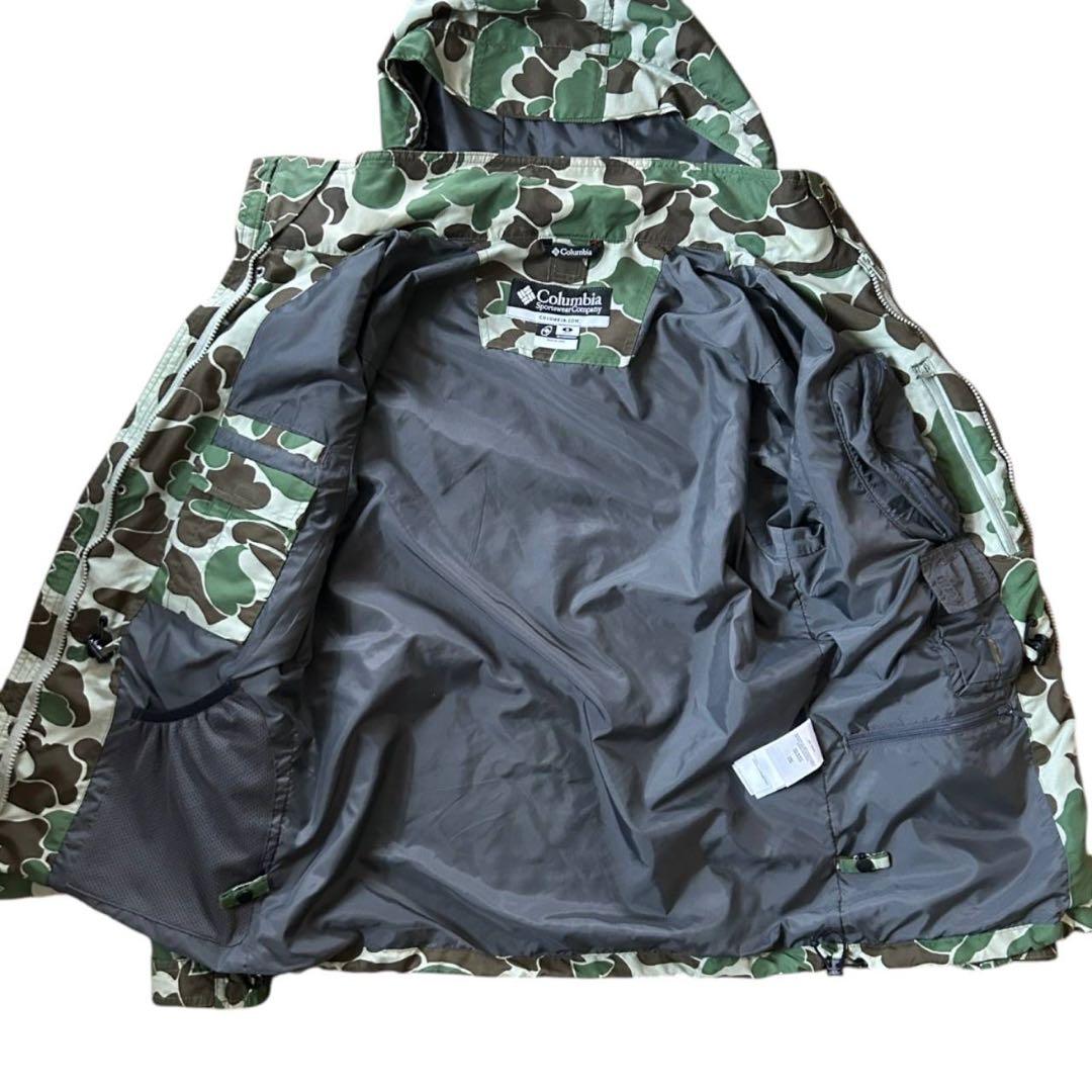 00s コロンビア チタニウム ダックハンターカモ マウンテンパーカー