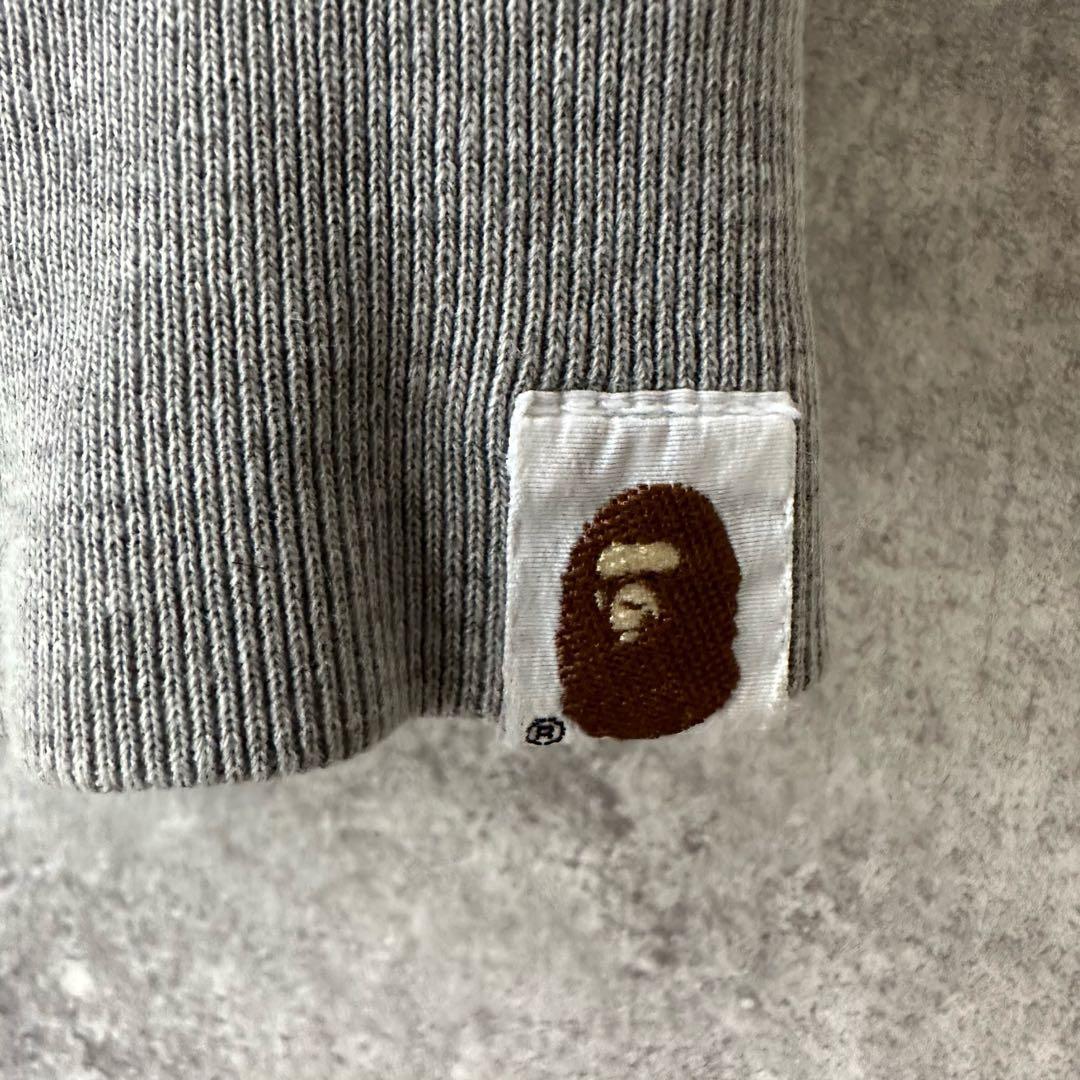 A BATHING APE ラガーシャツ ボーダー ロゴ キムタク HERO - メルカリ