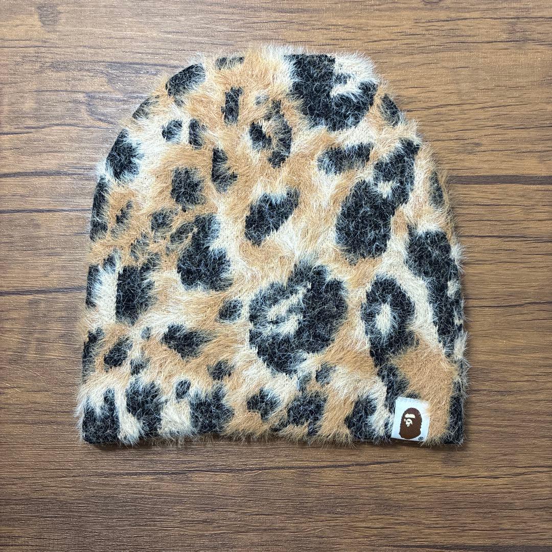 25AW BAPE WILD LEOPARD APE FACE KNIT CAP - メルカリ