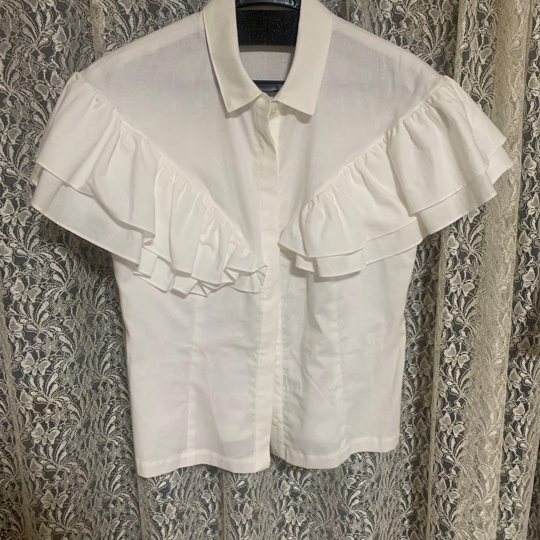 cygne シーニュ ダブルフリルブラウス Florence S115271004