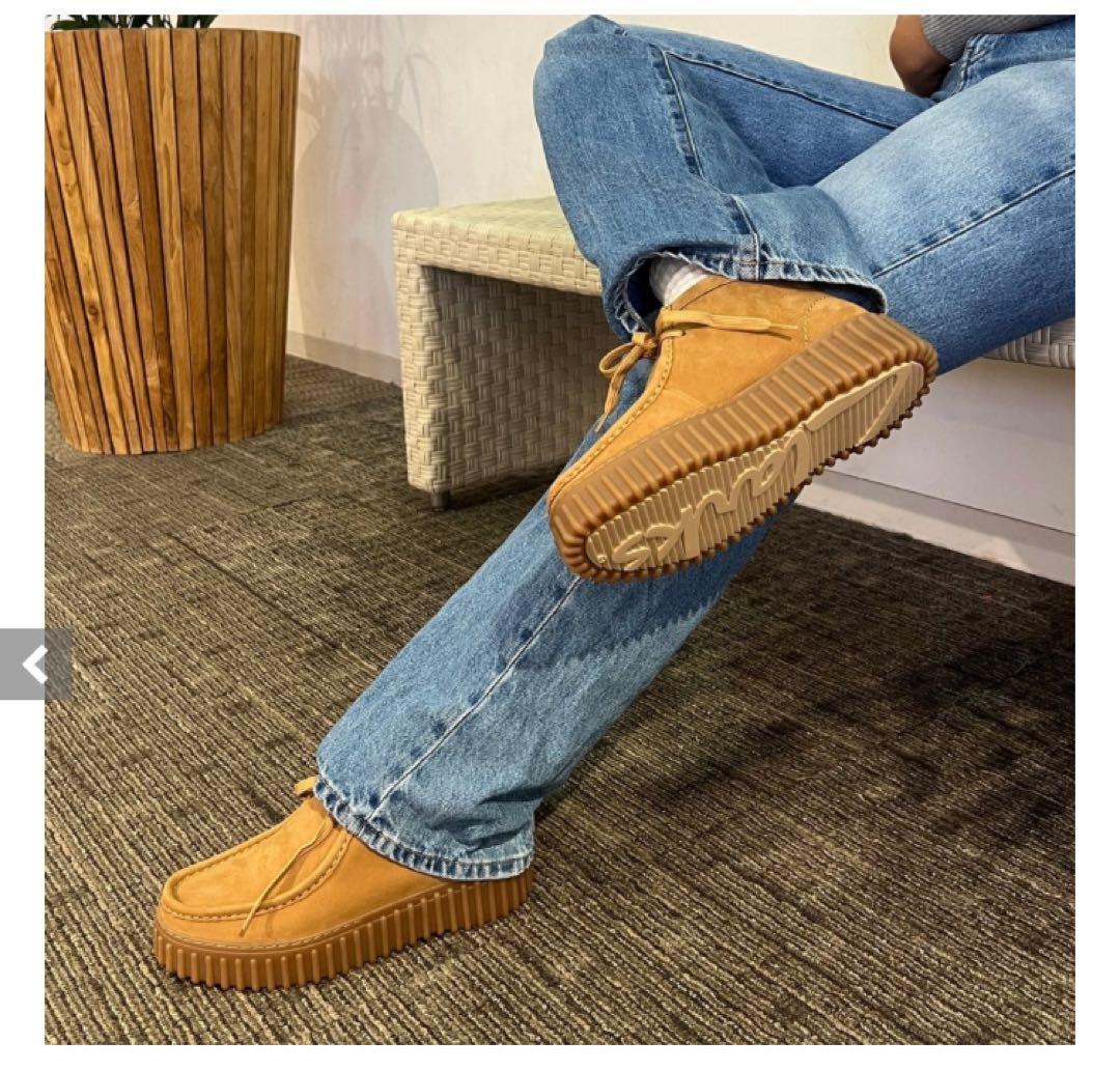 Clarks Premium Torhill Moss 24.5cm モカシン