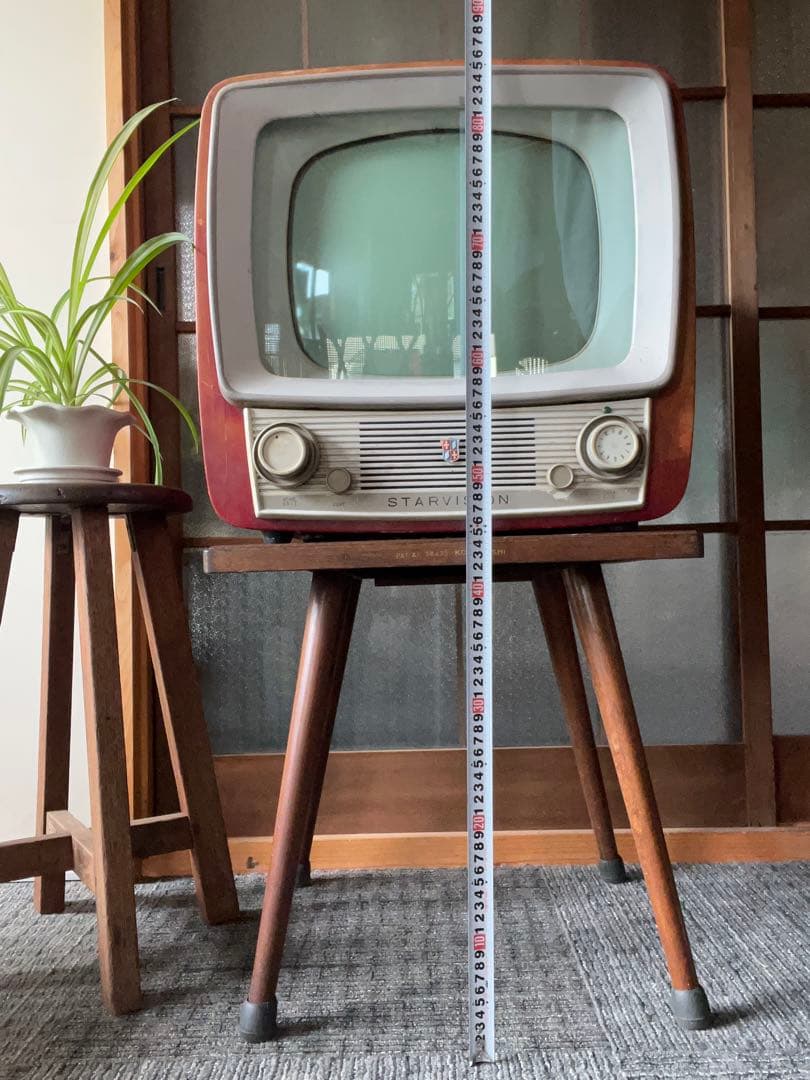 白黒テレビ 真空管 昭和レトロ アンティーク ビィンテージ - メルカリ