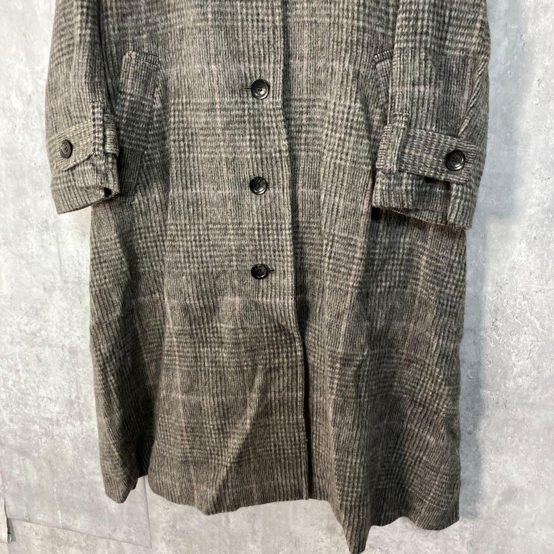 北欧暮らしの道具店 かろやかに揺れるウールロングコート M グレン