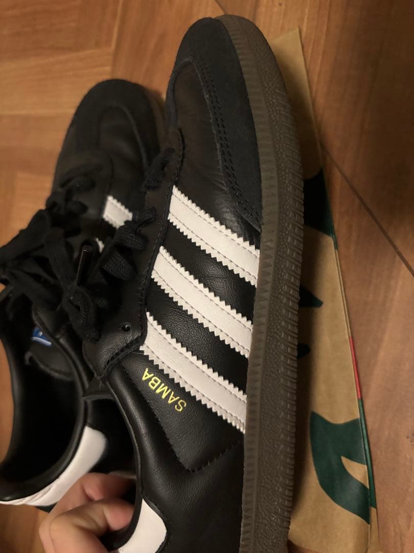 adidas samba ブラック 23.5cm スニーカー