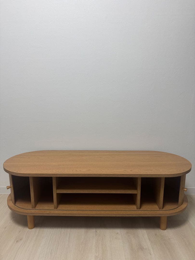 POPROOM 蛇腹ウッドテレビボード R1598 テレビ台 韓国 完売品 - メルカリ