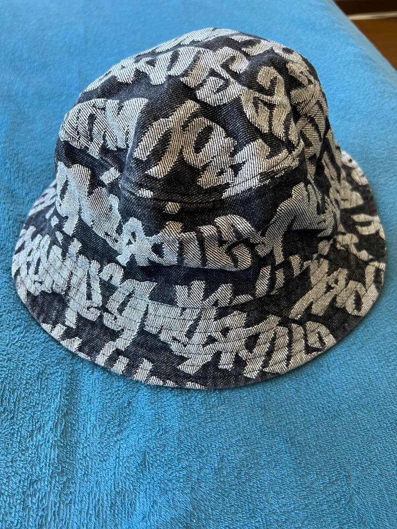 ひ*う様 Supreme バケットハット M/L ブラック/ホワイト シュプリーム Supreme シュプリーム バケットハット メンズ レディース