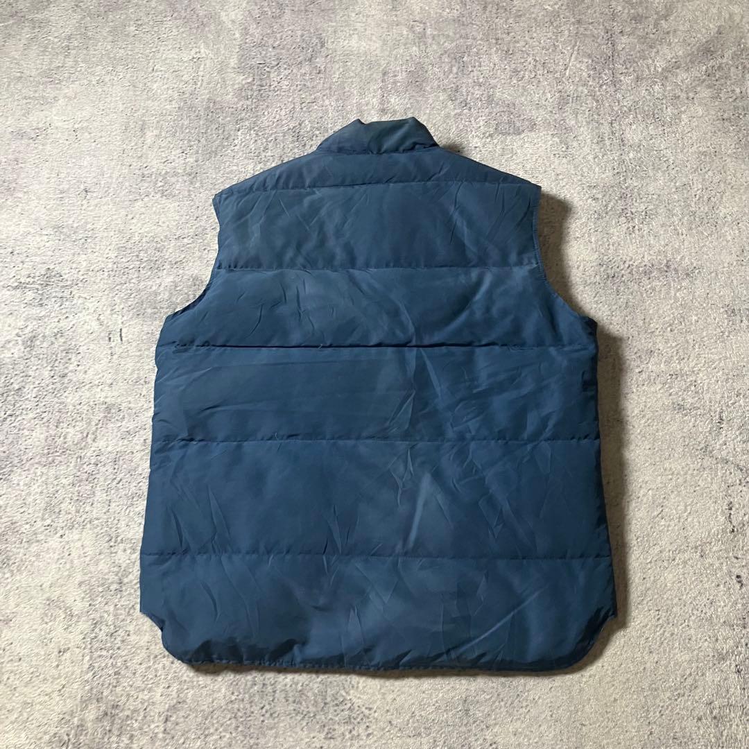 80sWoolrichウールリッチダウンベストUSA製ネイビー - メルカリ