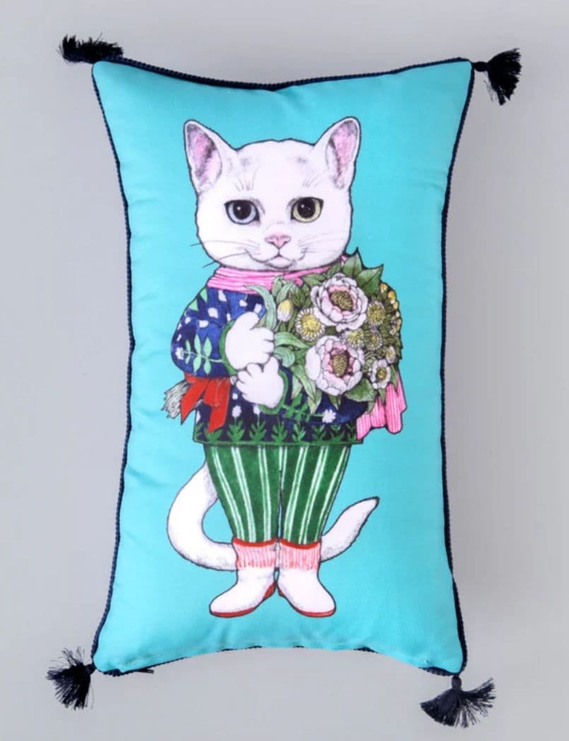 あめちゃん様専用☆ヒグチユウコ タッセルクッション ひゃっこ