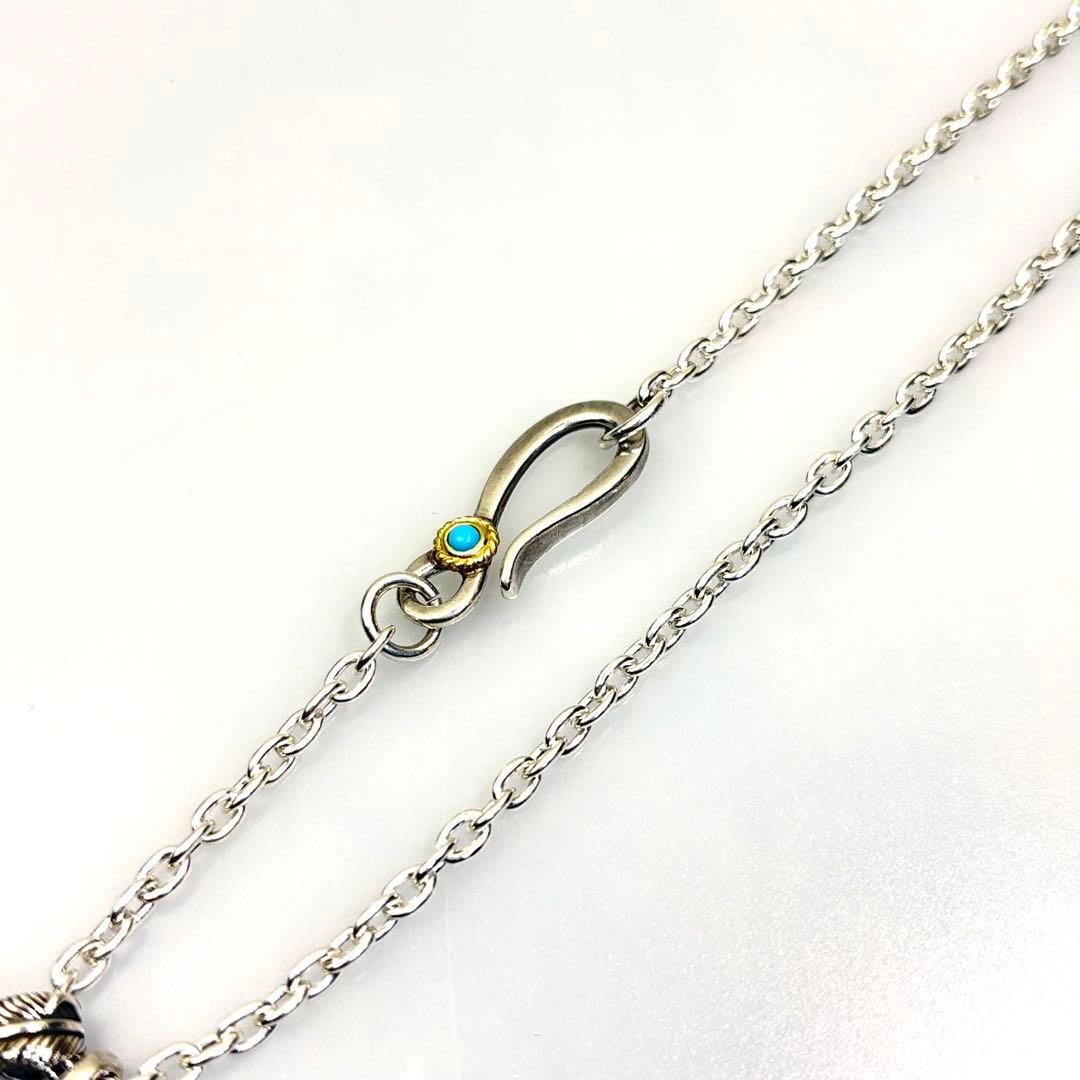 おこげ丸　TADY&KING OLDフックSV金縄ターコイズ　チェーン おこげ丸様専用 TADY&KING OLDフックSV金縄ターコイズ チェーン - メルカリ