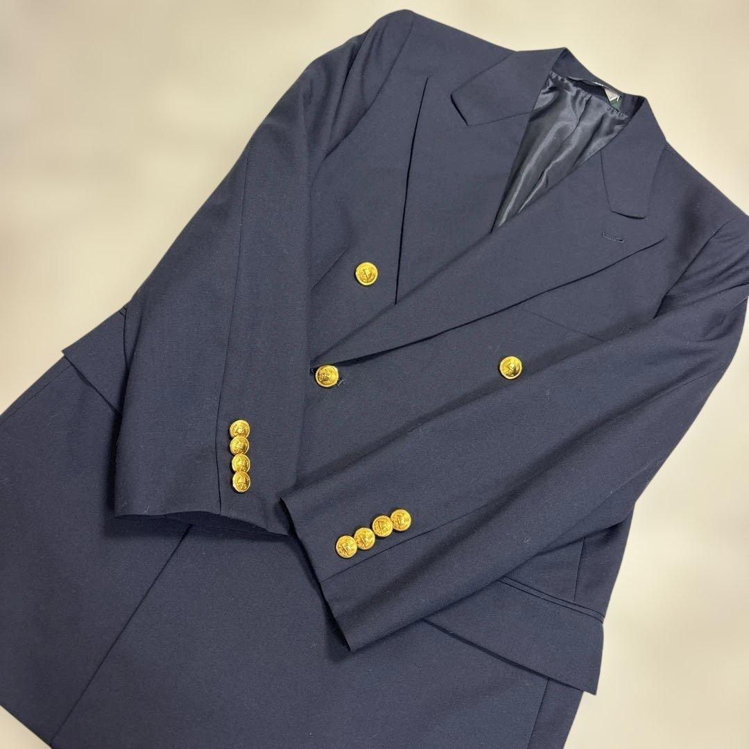 ポロラルフローレン 紺ブレ 160 ダブル ブレザー テーラード - メルカリ
