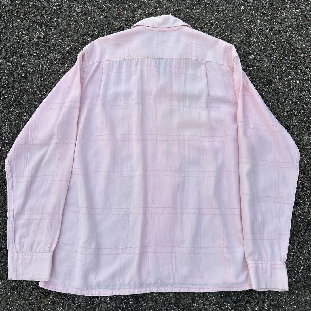 Special 60s 50s レーヨン カスリ ピンク シャツ ヴィンテージ - メルカリ